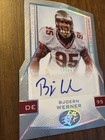 2013 Upper Deck Spx Football  25 Rc Auto Bjoern Werner Rookie Fl State Colts Nm