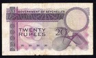 Seychelles 20 Rupees 1968   Queen Elizabeth   P 16a  Vf