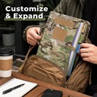 A4 Padfolio 1000d Nylon Zipper Portfolio Organizer 3 Ring Handle Notebook