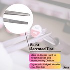 Blunt Serrated Tweezers Made Of Stainless Steel Heat Resistant 5 Inches