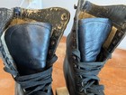 Vintage Riedell Style 152 Black Quad Roller Skates Size 11 Chicago Plates Wheels