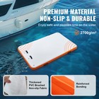 Inflatable Floating Dock 8x5ft Inflatable Dock Platform Mat With Ladder