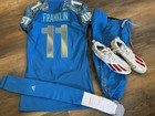 Troy Franklin Oregon Ducks All American Hs Team Issued Game Used Jersey Cleats
