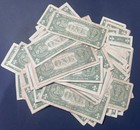 1957  1 Silver Certificate Star Note Replacement Note 1 Note Only Plain  A Or B