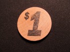 California Wooden Nickel Token - Barrel House Brewing Company Wooden Nickel Coin