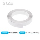 Edge Banding 1-1 8 x24 6ft  Pre-glued Edging Trim Iron-on Edge Banding  White