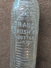 Vintage Orange Crush Ribbed Soda Bottle Patented 1920 6 Ozs  Clear Glass