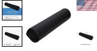 Round Massage Bolster Pillow  Black  26  L X 6  R  Foam Support