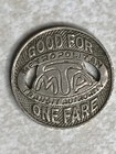 Los Angeles Ca Metropolitan Transit Authority Transit Token Mta One Fare T129