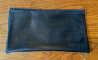 Vintage Vinyl Zipper Top Bank Deposit Bag National Central Bank