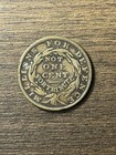 1837 Hard Times Token Coronet Head Large Cent