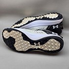 Under Armour Baseball Turf Shoes Mens Size 12 Training White Black 3025593-002
