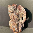 1 17lb Top Natural Mexican Agate Quartz Carved Skull  Realistic  Crystal Healing