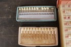 Vintage Lot Of Dentures False Teeth  Molds  Shades Display Oddities Dental