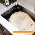 Boon Puff  Inflatable Portable Baby Infant Bathtub Including Microfleece Cover 