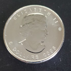 2008 Canadian Maple Leaf With Olympic Privy 1 Oz  999 Fine Silver Bu Canada Mint