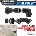 Rv And Camper Sewer Waste Plumbing Connection System Kit Compatible With 3 