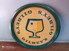 Rare Vintage Gilbey s Advertising Tin Tray Of 60 s Made In England 