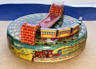 1920 s Marx Tin Wind-up Toy Honeymoon Special Steam Loco Train Vgc Antique