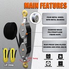 Yatointo Rope Hoist Pulley System  4400lb Pulley Block And Tackle  8 1 Ratio    