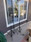 Qty  3 Photography Lighting Tripods Adjustible 7 