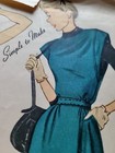 Vtg 1940 s Simplicity 1414 Dress Pattern  Unused  Complete  Ff With Inst