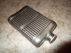 Vintage Caged Glass Hip Flask Chrome 1920 s Prohibition Era Complete