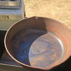 Cast Iron Frying Pan Long Handle With Lid Brown Gas Electric Compatible