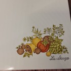 Vtg Corning Ware Spice Of Life La Sauge Glass Counter Saver Cutting Board 10 X14