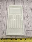 Vintage American Cabinet Co Milk Glass Fluted Dental Tray  2 