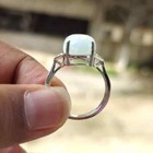 2ct Oval Cut Genuine Fire Opal Solitaire Engagement Ring 14k Yellow Gold Plated