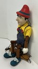 Vintage Ceramic Disneys Pinocchio Marionette String Puppet Red Hat
