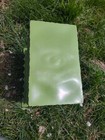 Vintage Mid Century Max Klein Avocado Green Plastic Waste Basket Trash Can 