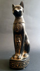 Ancient Egyptian Antiques Rare Statue Of Egyptian Goddess Bastet Cat Figurine Bc