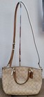 Auth Coach Monogram Pvc   Leather 3-way Crossbody shoulder handbag Medium Nwt