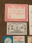 Mister Softee Advertising Lot   Sticker  Coupon  Paper Bill  Envelope  
