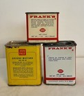 3 Vintage Spice Tins Ann Page Mustard Frank   s Cream Of Tartar And Ground Mace