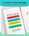 6pk Label Maker Tape 12mm Laminated For Brother P-touch Tz-231 Tze-231 Pt-d210