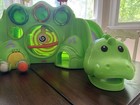 Fisher Price Roll-a-rounds Drop N Roar Dinosaur 3 Balls Tested Working