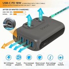 220 To 110 Volt Step Down Travel Power Voltage Converter For Hair Straightener