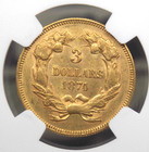 1874  3 Three Dollar Gold Indian Princess Ngc Au55  019 About Unc Ecc c  Inc 