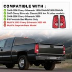 Led Headlights   Tail Lights For Chevy Silverado 1500 2500 2003-2006 Clear Black