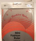 Vintage Singer 3025 Mini Fashion Ruler French Curve Dressmaker Alterations