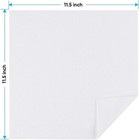 White Microfiber Cleaning Cloths  100 Pack Shop Towels Rags  Bulk Absorbent L   