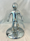 2005 Raffaele Iannello Chrome Voodoo-knife Block Set For Viceversa      The Ex    