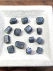 14 Pieces Natural Sapphire Rough  Loose Sapphire Gemstone Specimen Crystal 78 Ct