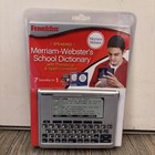 Franklin Electronics Mws-1940 Speaking Merriam-webster s School Dictionary New