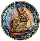 1893 Isabella Silver Quarter Amazing Toning   see Description Before Purchase  