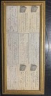 Framed Collection Of Cancelled Checks - The State National Bank Texarkana Ar