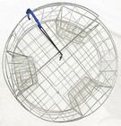 Kufa Stainless Steel Crab Trap    30 xx12 h  And Accessories Combo  ct120 caq1 z 